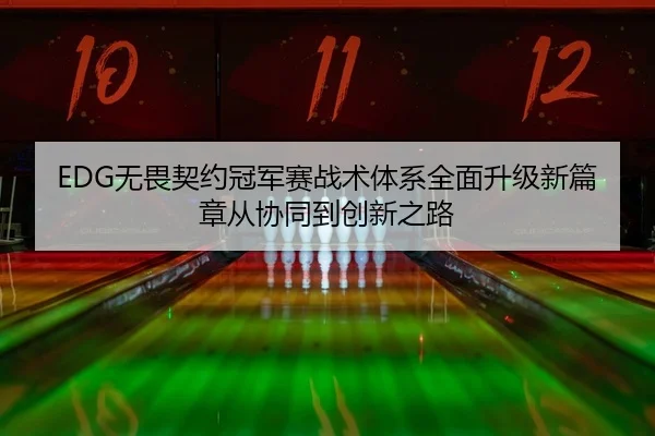 EDG无畏契约冠军赛战术体系全面升级新篇章从协同到创新之路